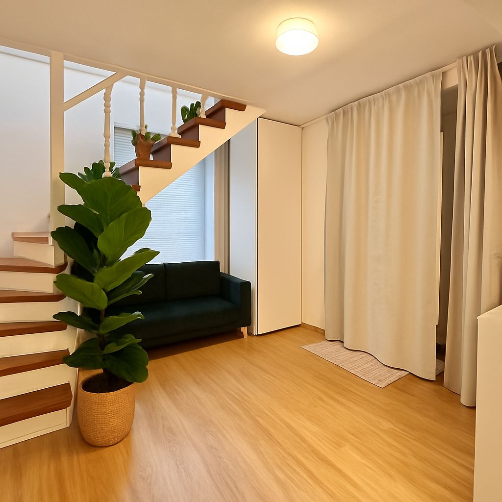 Stylish Furnished Apartment in Architect's Home in quaint New Westend (min. 1 month)-lovely suite in excellent location