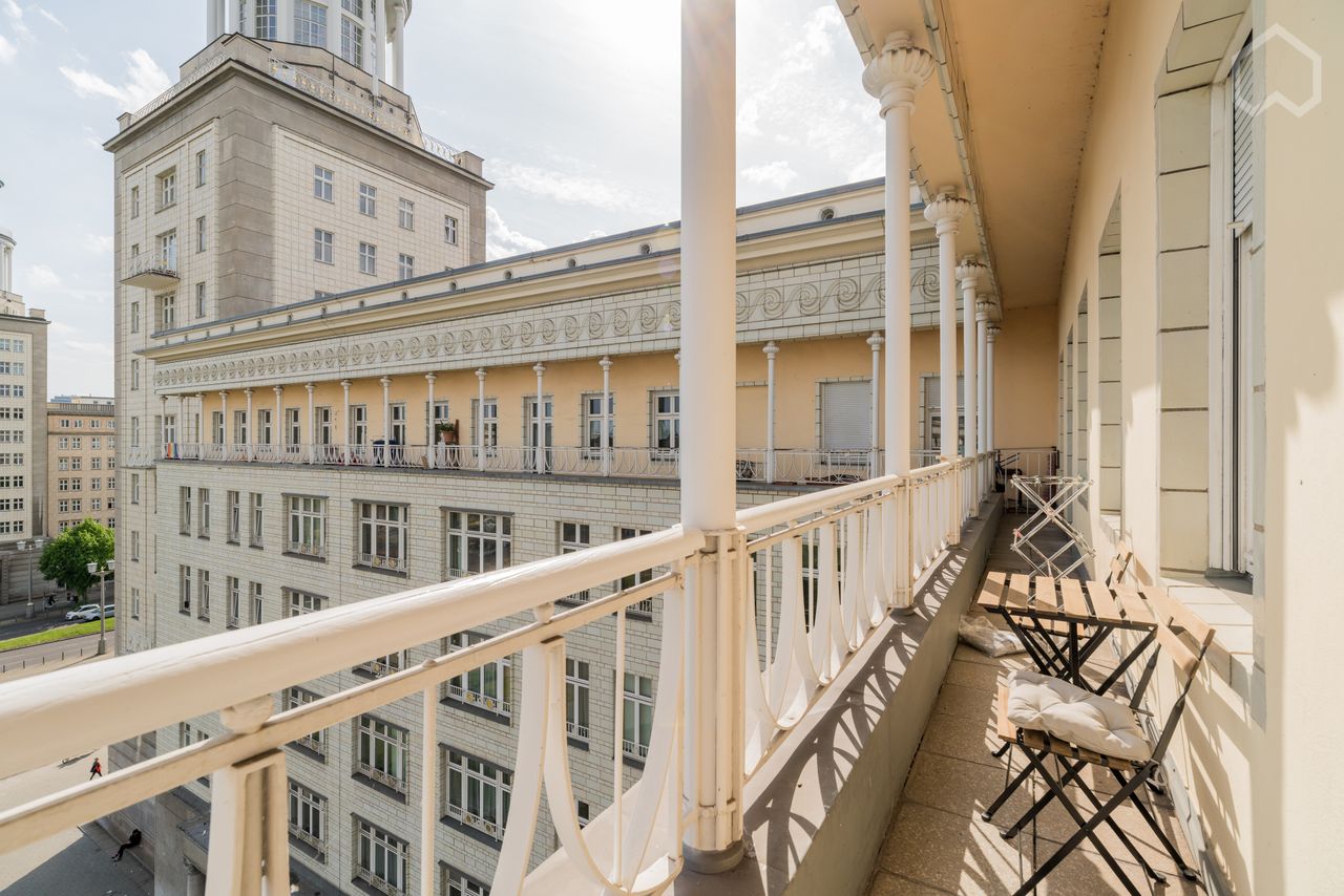 Designer 2 bedrooms maisonette with panoramic view from Frankfurter Tor