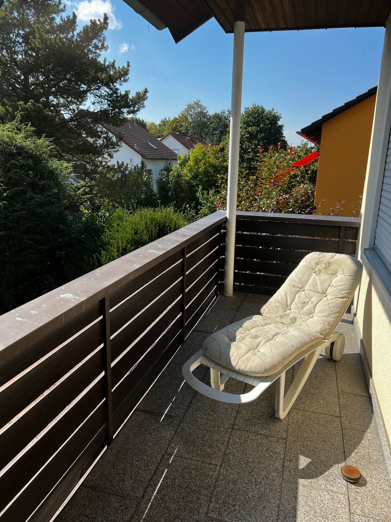 Furnished, very quiet 3-room apartment with large balcony, district Am Eichelberg, near University