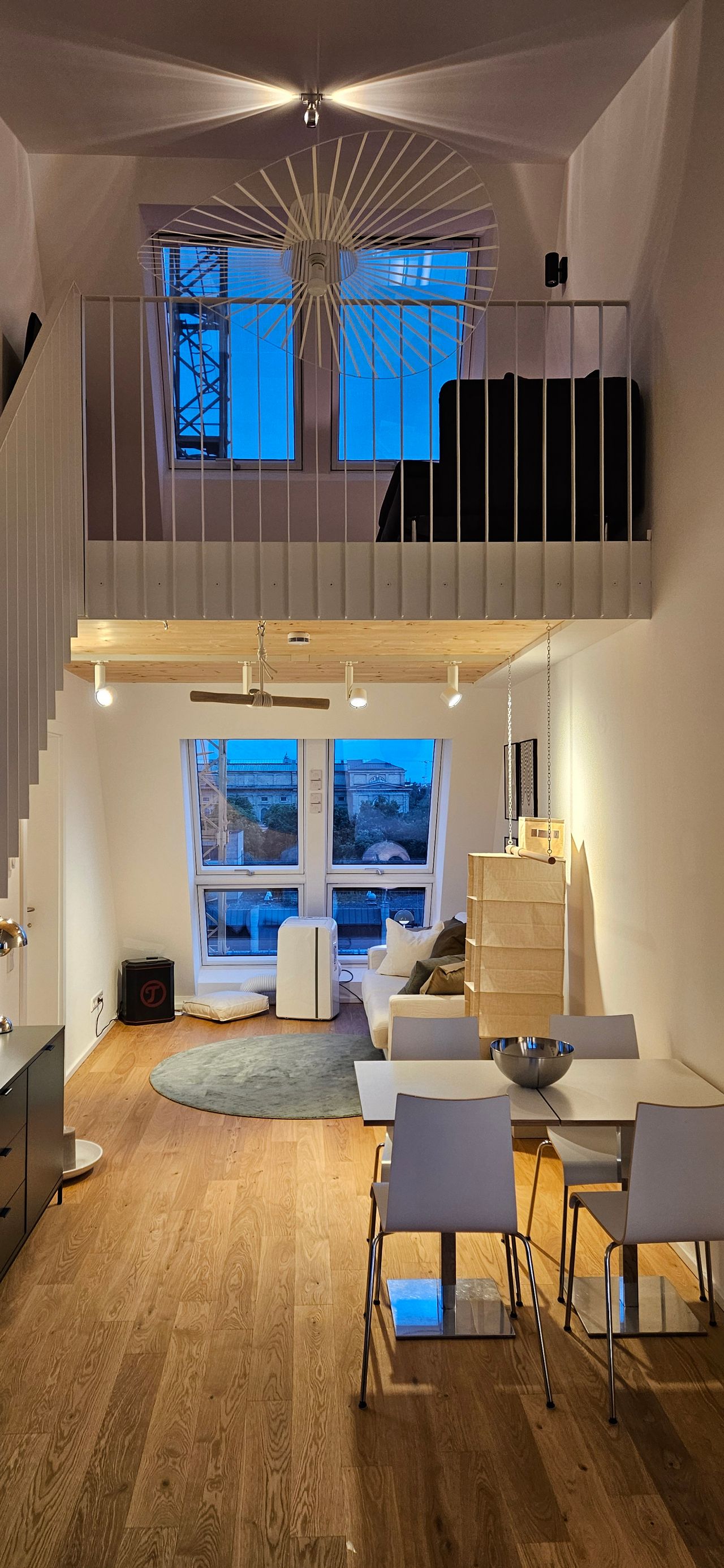 Stylish attic, gallery apartment