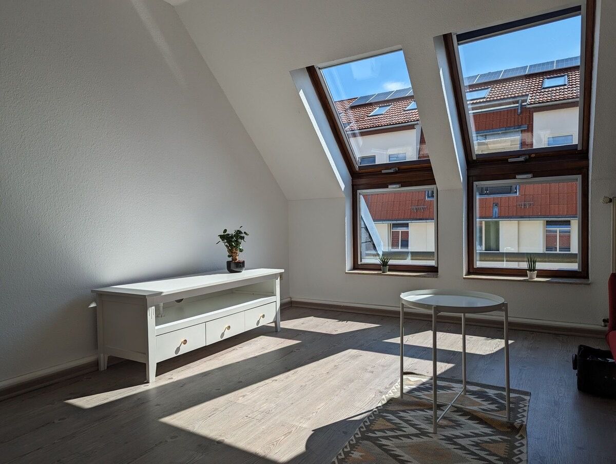 Business or leisure: nice for couples or singles: Sunny 2 room attic for relaxing hours