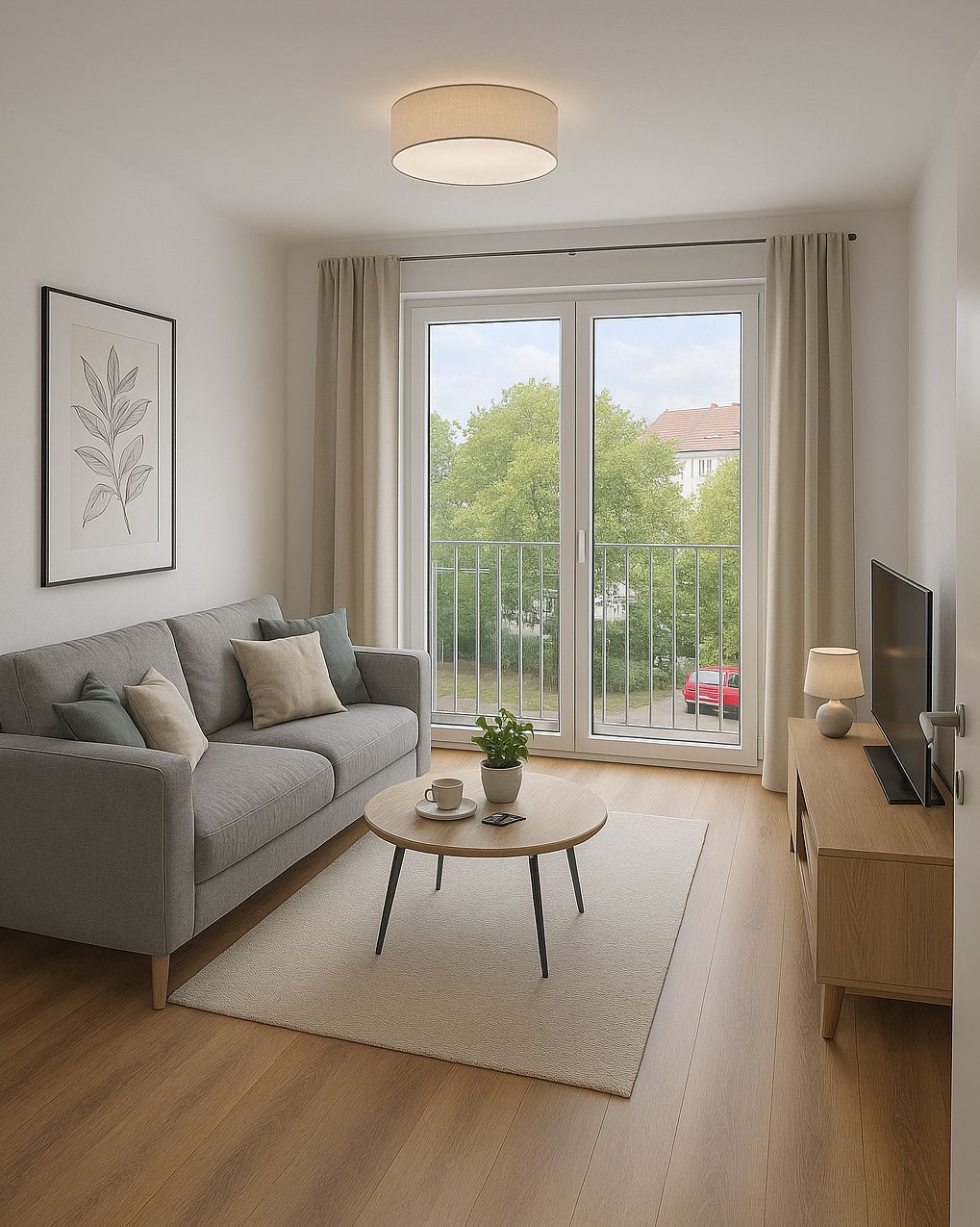 🏡 Furnished 2-room apartment near the university - move in & feel good!