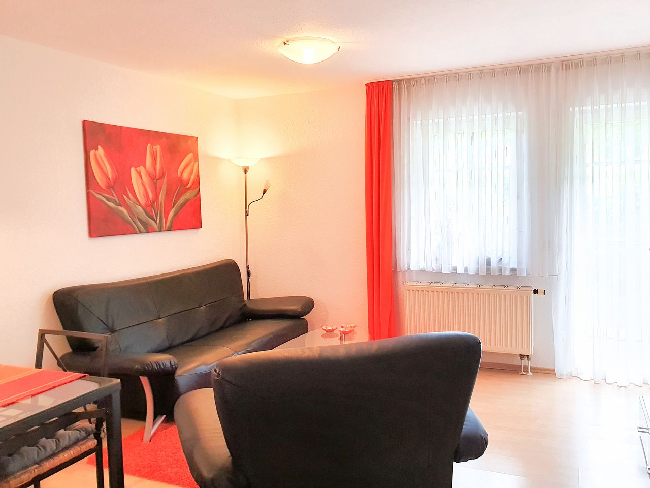 On the Swiss border: Fully equipped apartment in a quiet area
