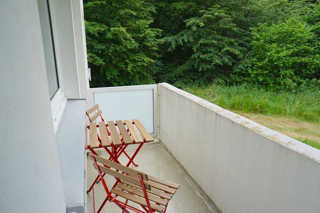 2 rooms, 1. floor with balcony in Wolfsburg, Rabenberg