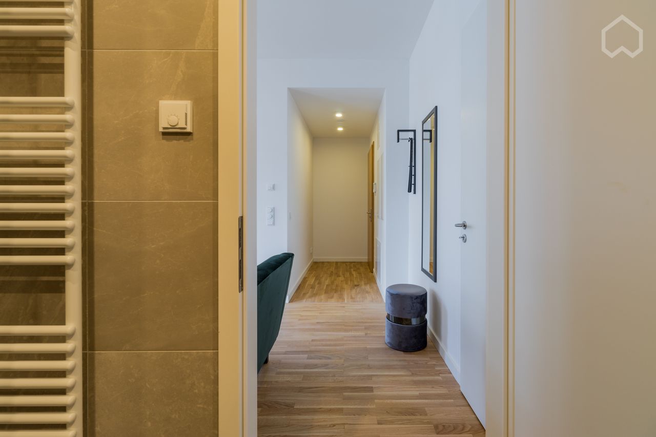 Beautiful brand new Luxus apartment with loggia in the residence Charlottenburg (Berlin City West) close to Kudamm and Potsdamer Platz/Mitte