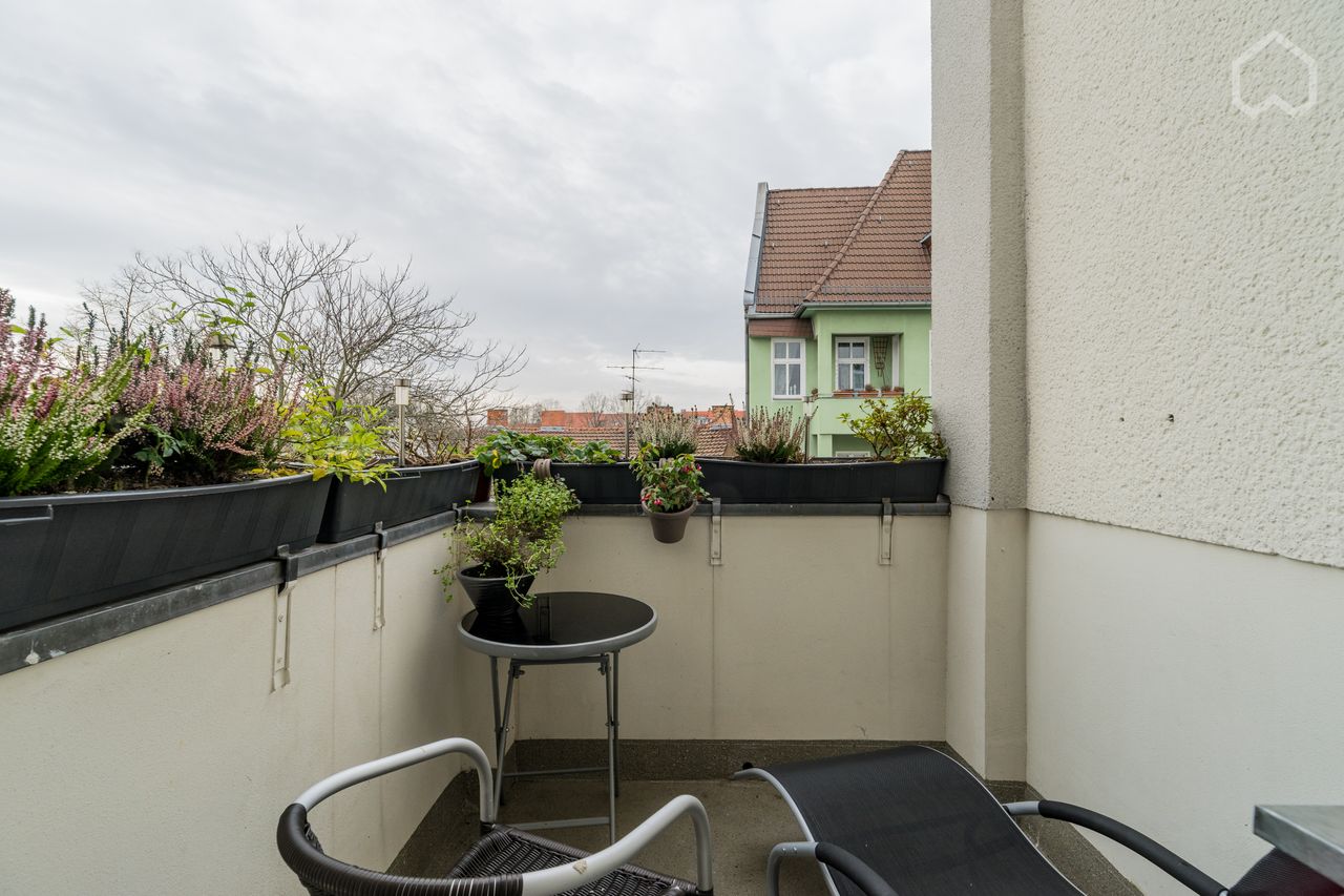 Modern 2 room apartment with balcony in the heart of Steglitz