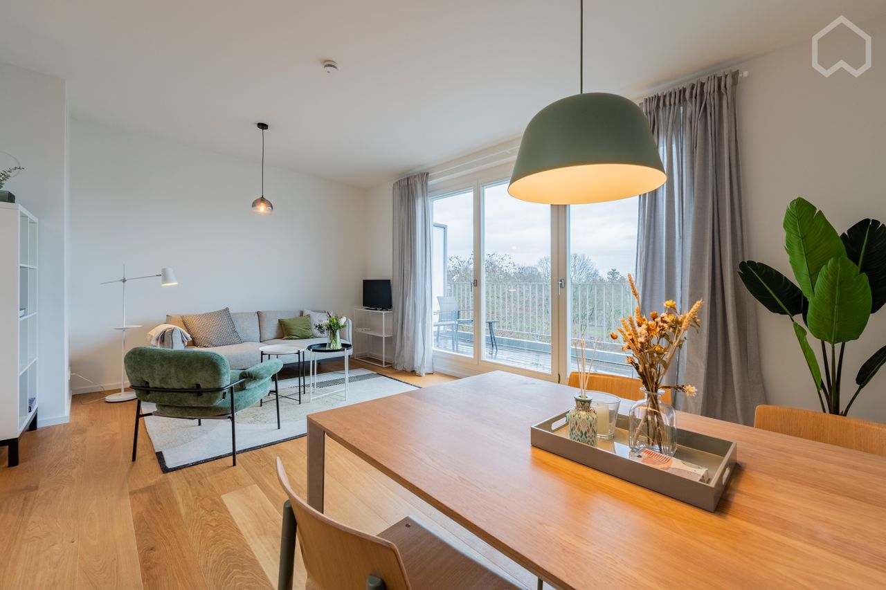 Beautiful penthouse with large terrace and views of the countryside