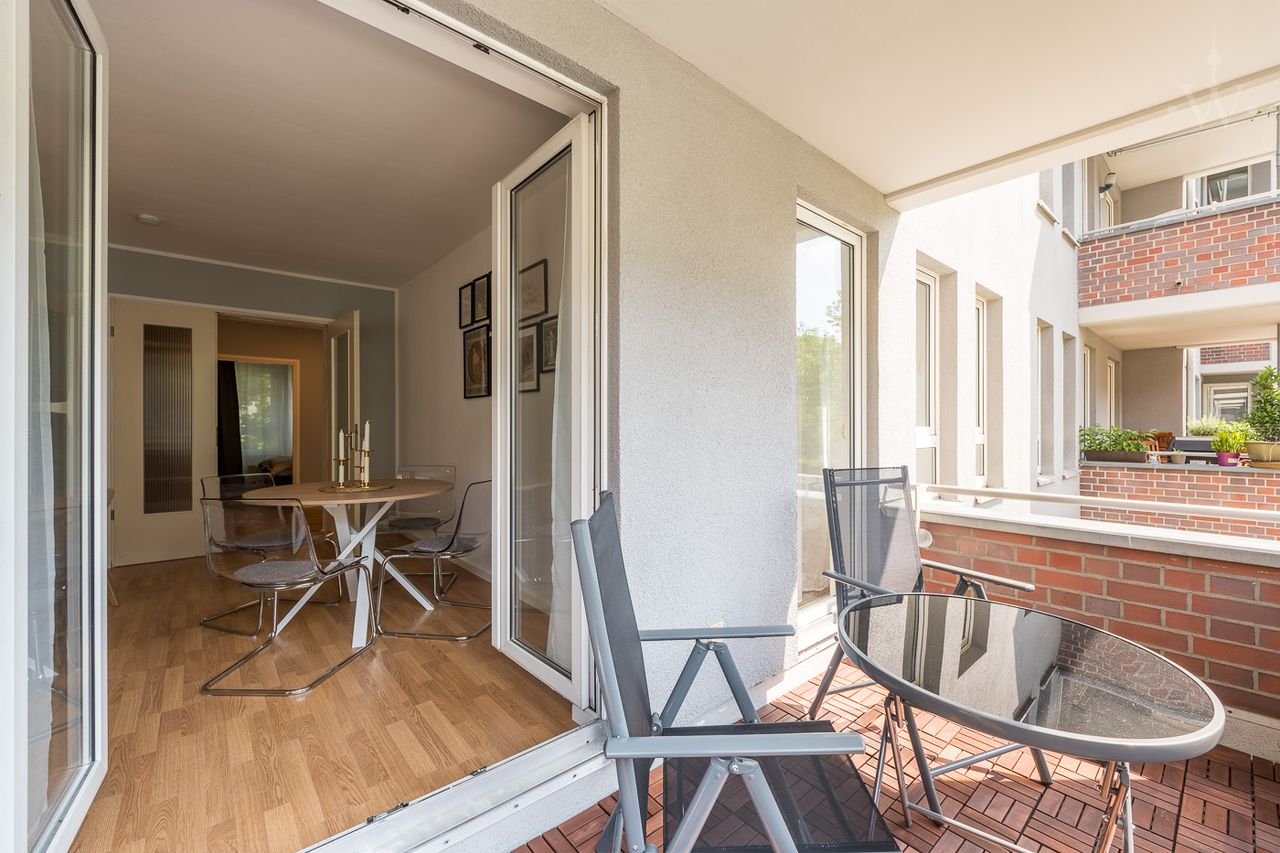 Modernly designed 3-room apartment in the city center of Charlottenburg