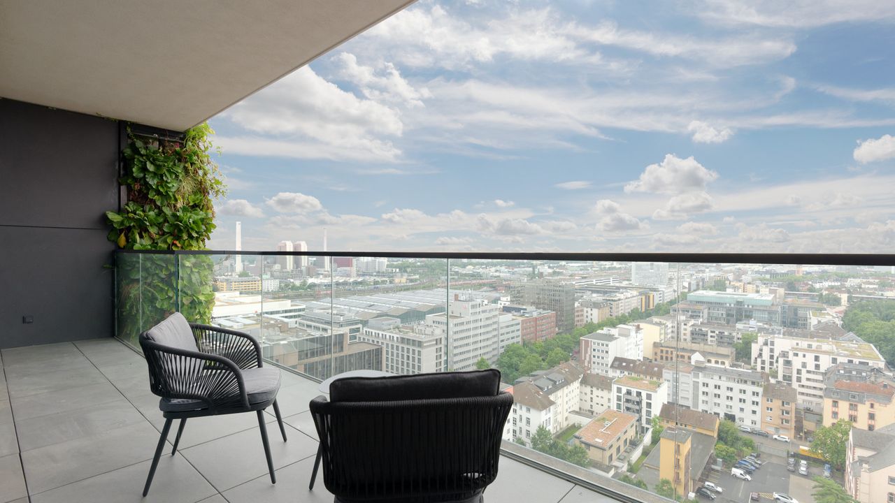 Chic 1-Bedroom Furnished Apartment in Eden Tower Frankfurt – Modern Living with Stunning View