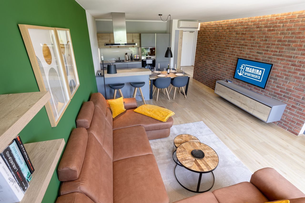 Premium 1-Bedroom Apartment, New Build, Central Location, River View, Air Conditioning, Rooftop Terrace