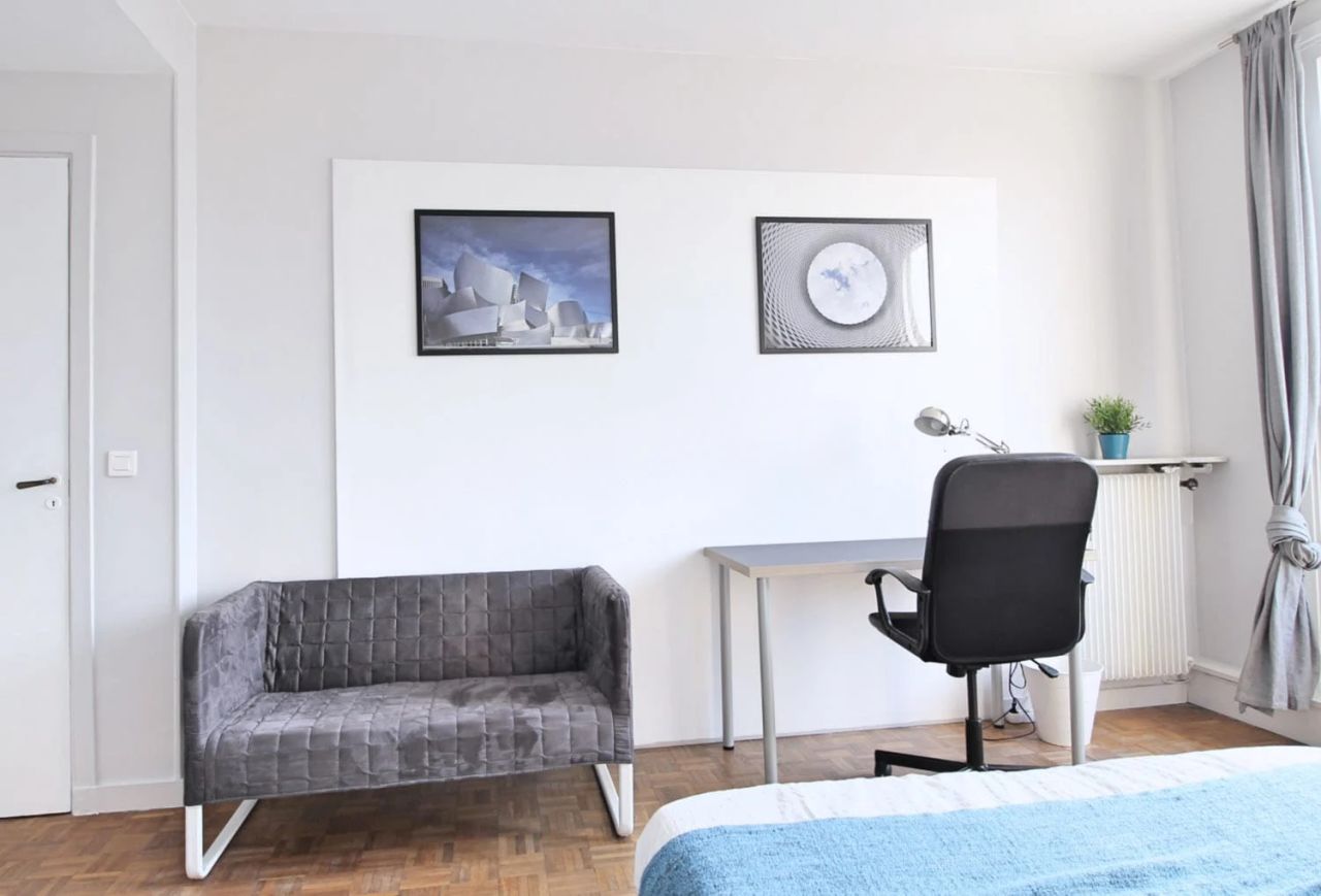 Co-living : Fully furnished 15m² bedroom