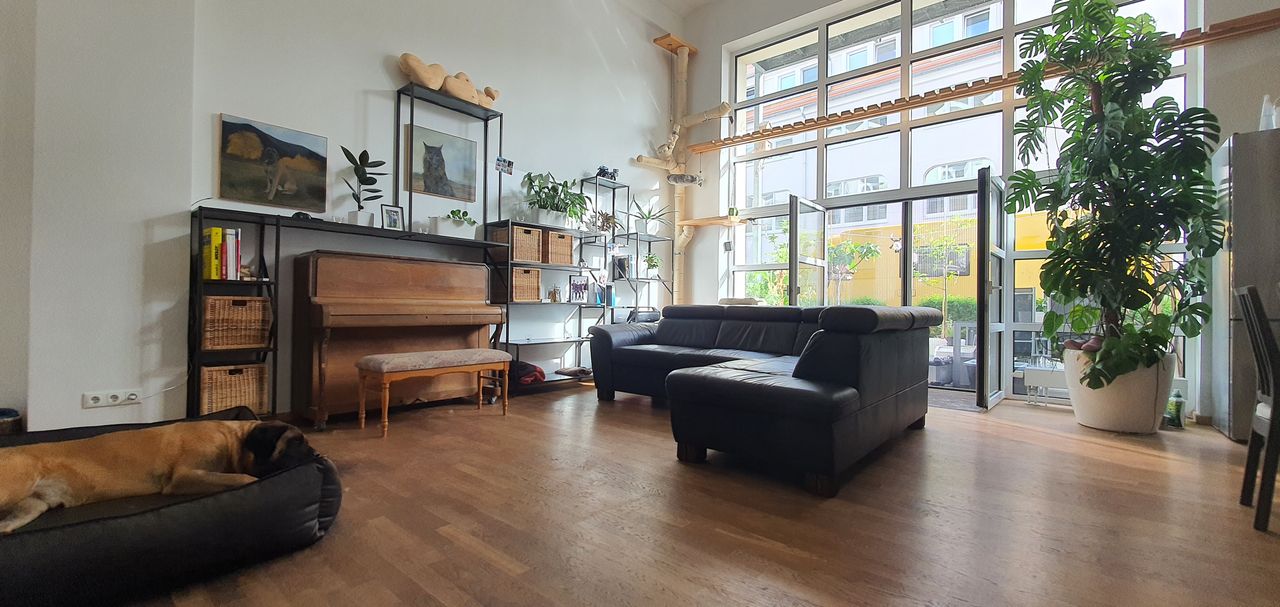 Loft apartment in Dresden - pet-friendly, terrace, parking