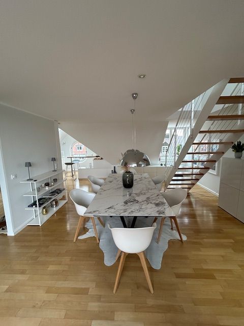 Designer penthouse apartment with a stunning view over Munich