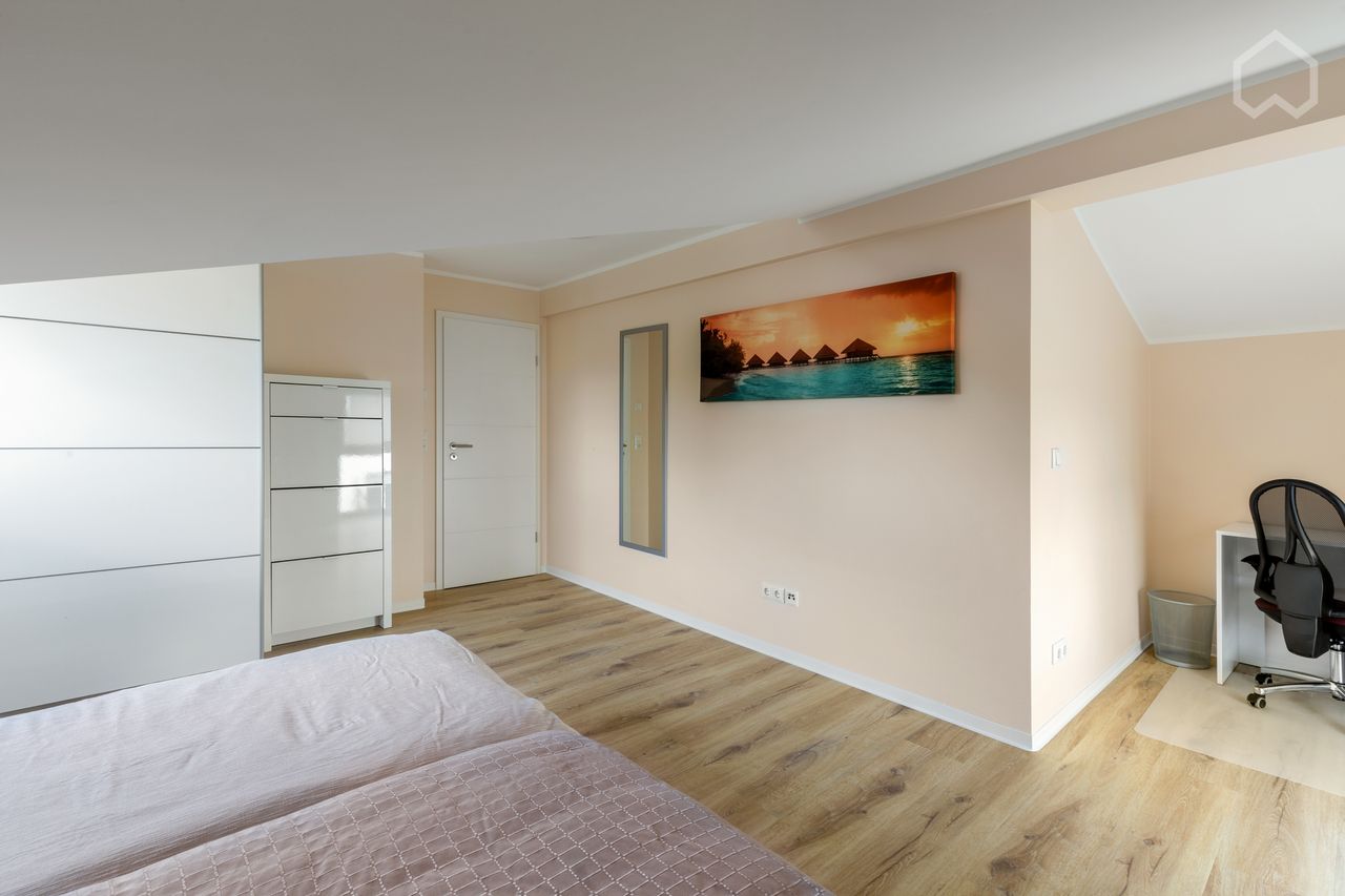 Bright, modern apartment with high quality kitchen and balcony in Aachen