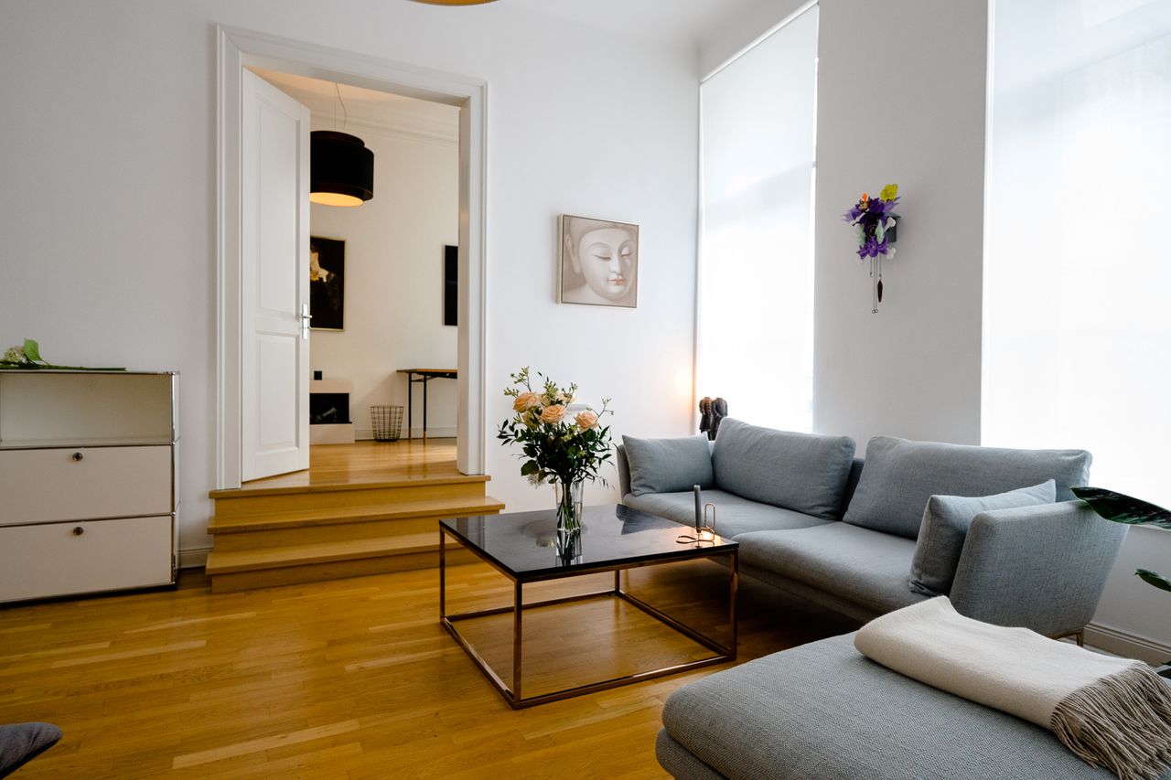 Fantastic luxury old building flat in the Belgian Quarter, private entrance