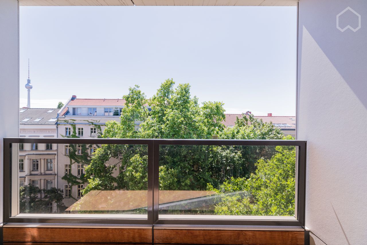 Newly-built Pearl in Kollwitzkiez, near Kastanienallee and Weinbergpark