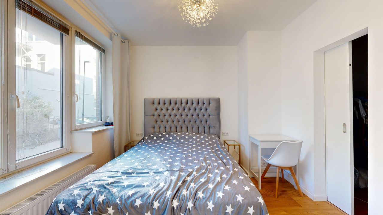 Modern 3-room apartment with terrace, 50m from Weser River (Mitte)