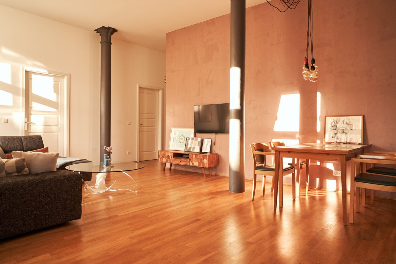 Cityloft apartment in the center of Leipzig / Parking and gated community / Garden