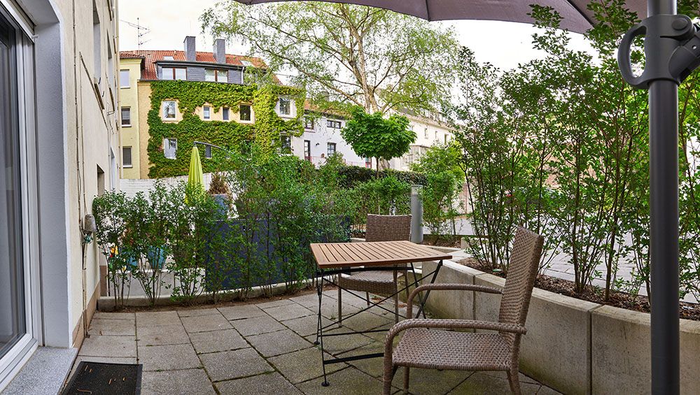 Chic apartment in the heart of Dortmund with a terrace