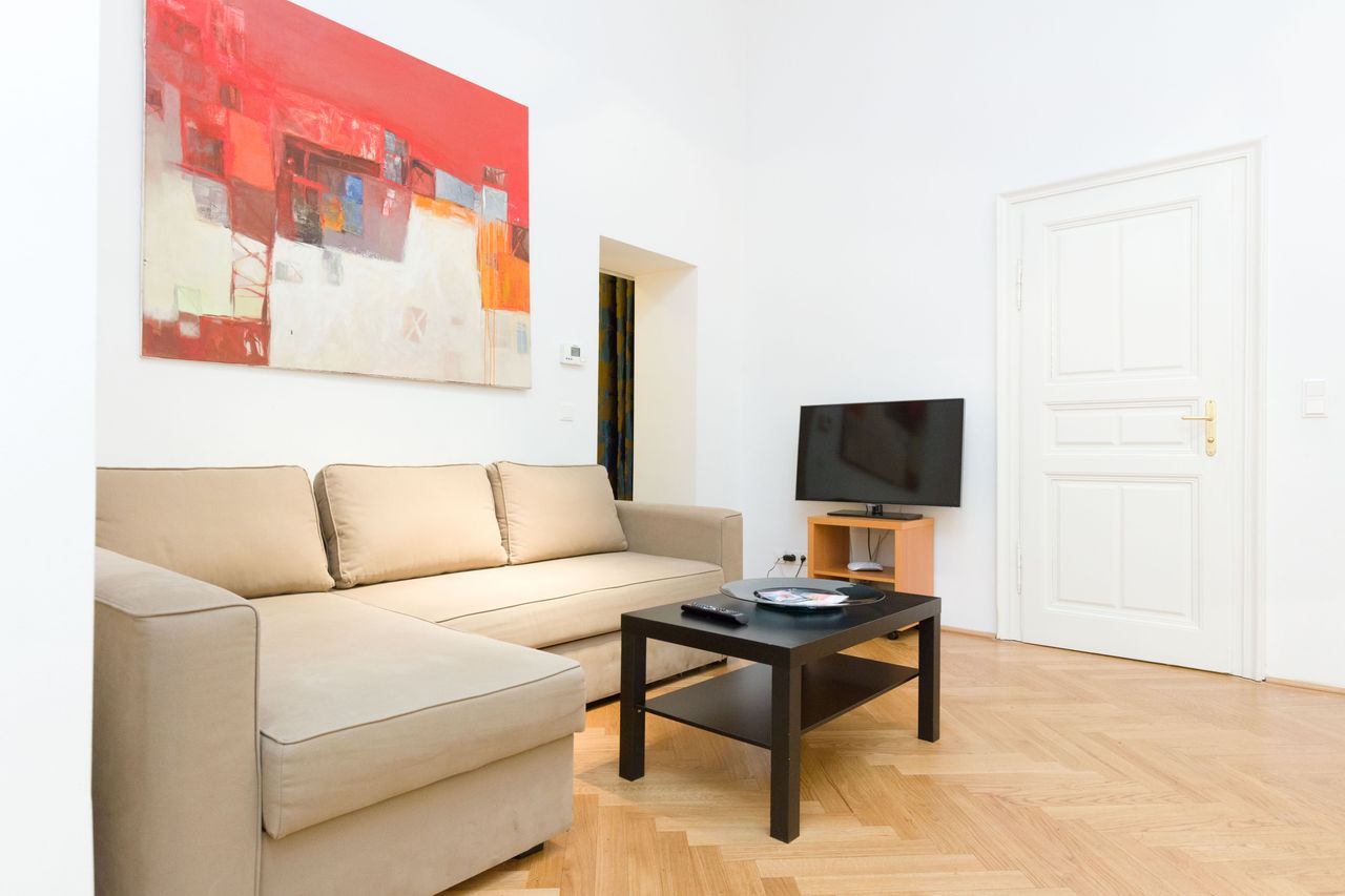 Wonderful studio right on the Graben