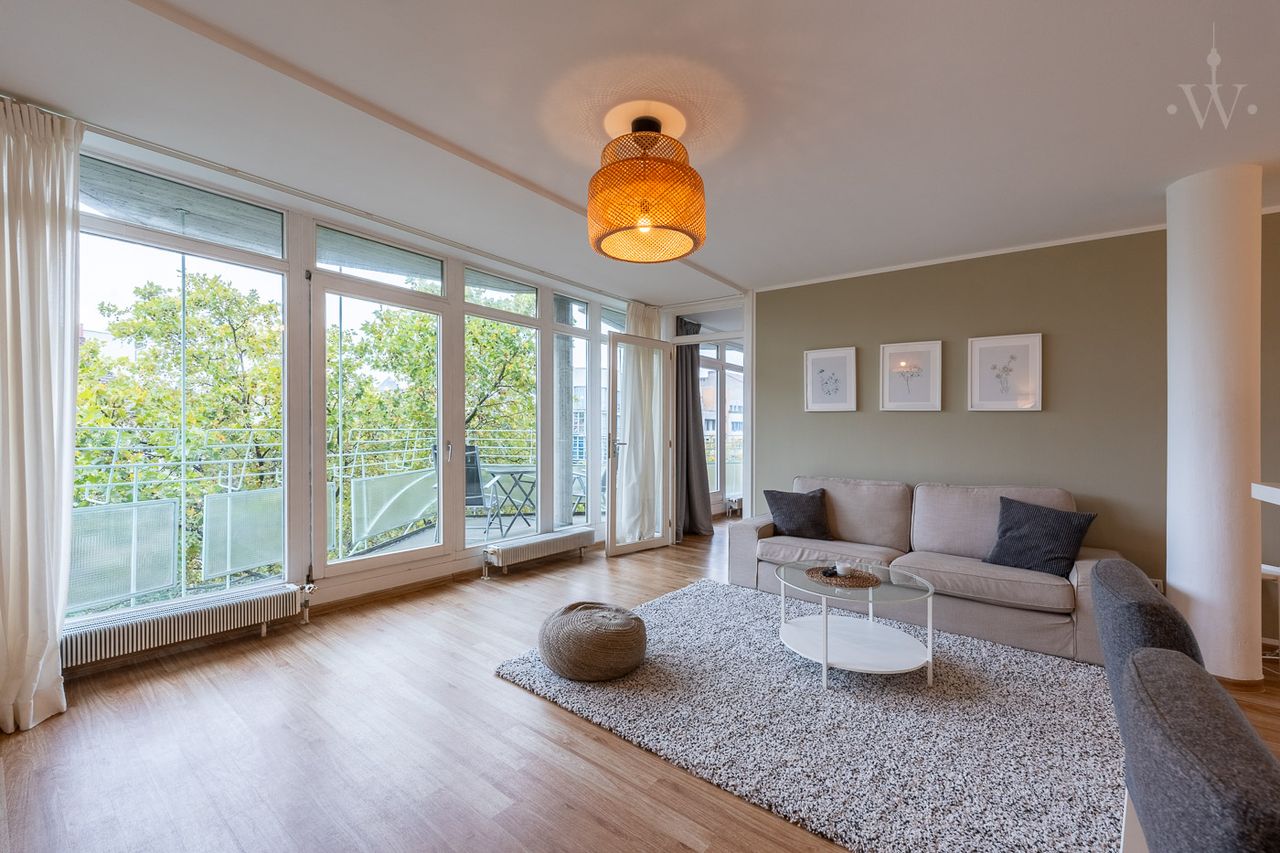 Our spacious, quiet suite in Kreuzberg