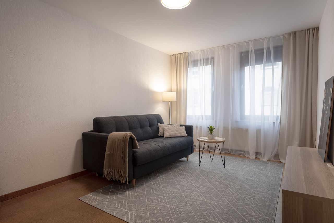 Friendly 2-room apartment centrally located between Stadtpark and Wöhrdersee