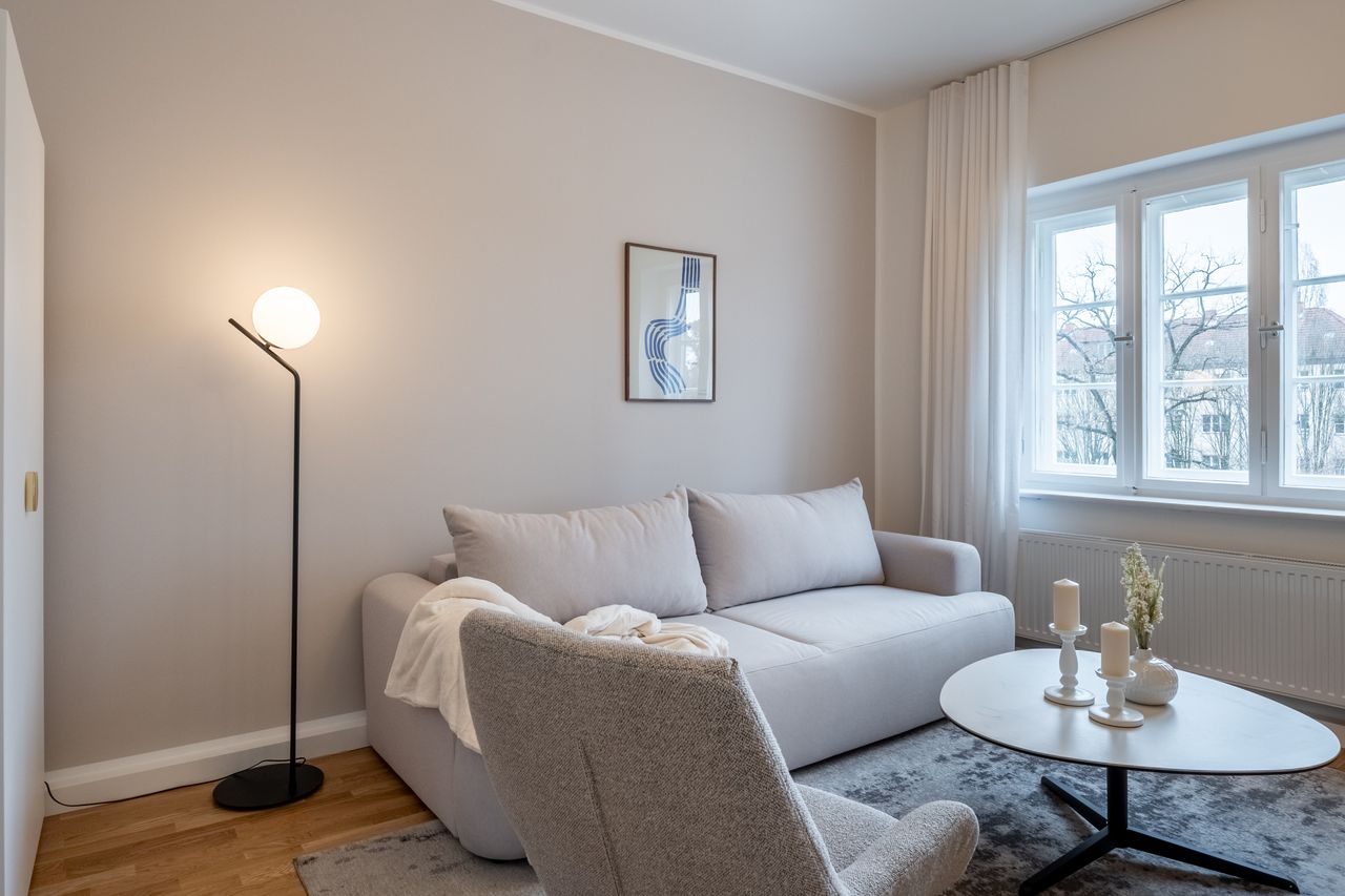 Chic and Cozy: Fully Furnished 2-Room Apartment in Green area of Berlin