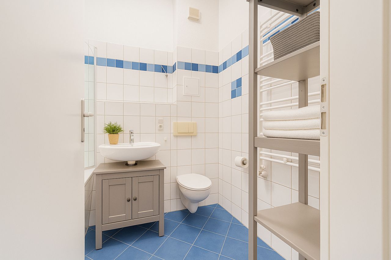 For researchers: Quiet 2-room apartment near university, fully furnished