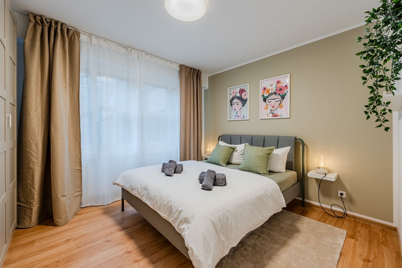 Bright 3-room apartment not far from Lake Tegel!