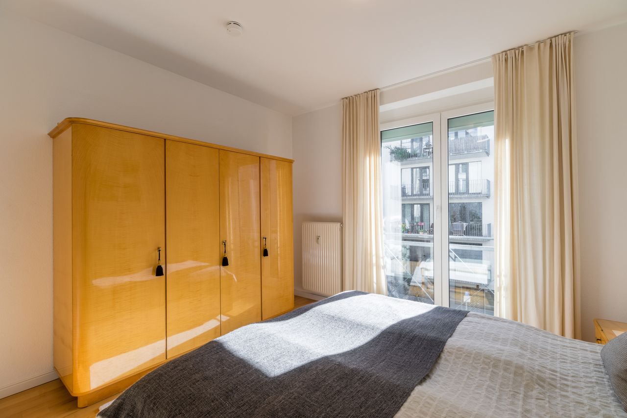 Centrally located 1-bedroom apartment with balcony Tieckstrasse Berlin-Mitte