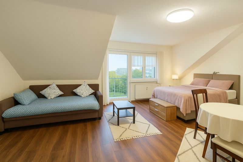 Bright studio in Leipzig