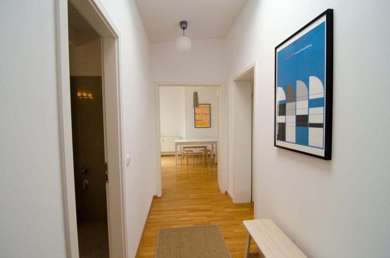 Bright & Quiet Penthouse Apartment in Friedrichshain with Terrace