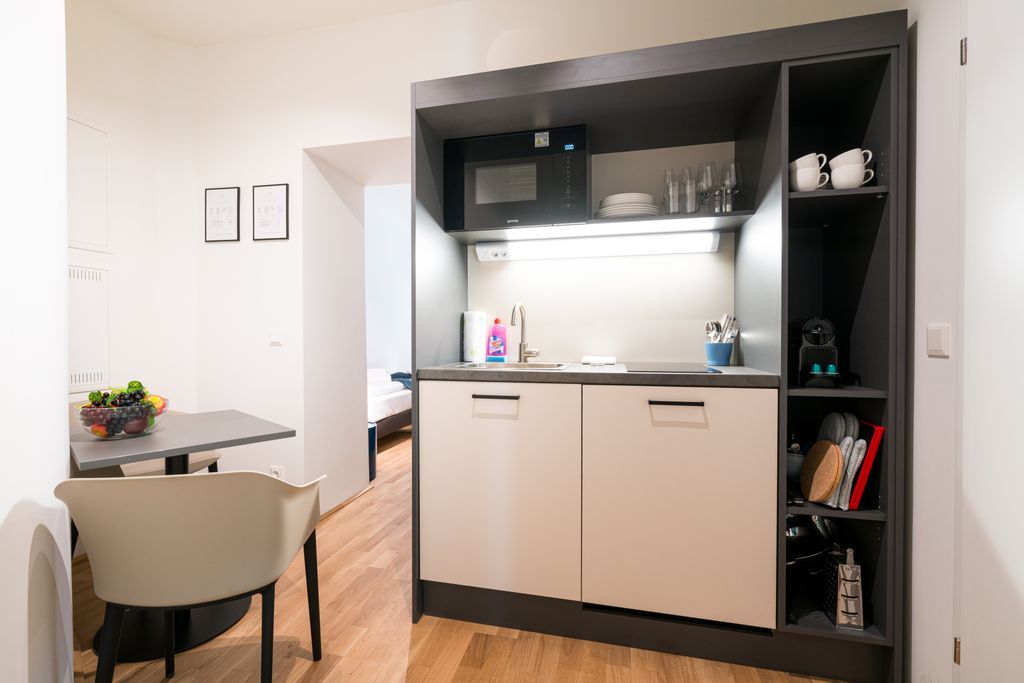 New: Stylish and Fully Furnished Micro Apartment in Vienna with Heigh Ceilings