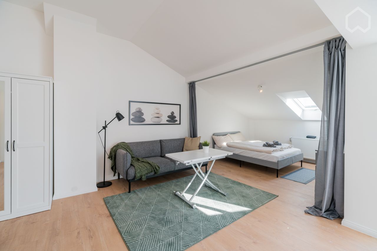 Bright Rooftop Apartment  Kreuzberg/Terrasse/Standing Desk/W-Lan
