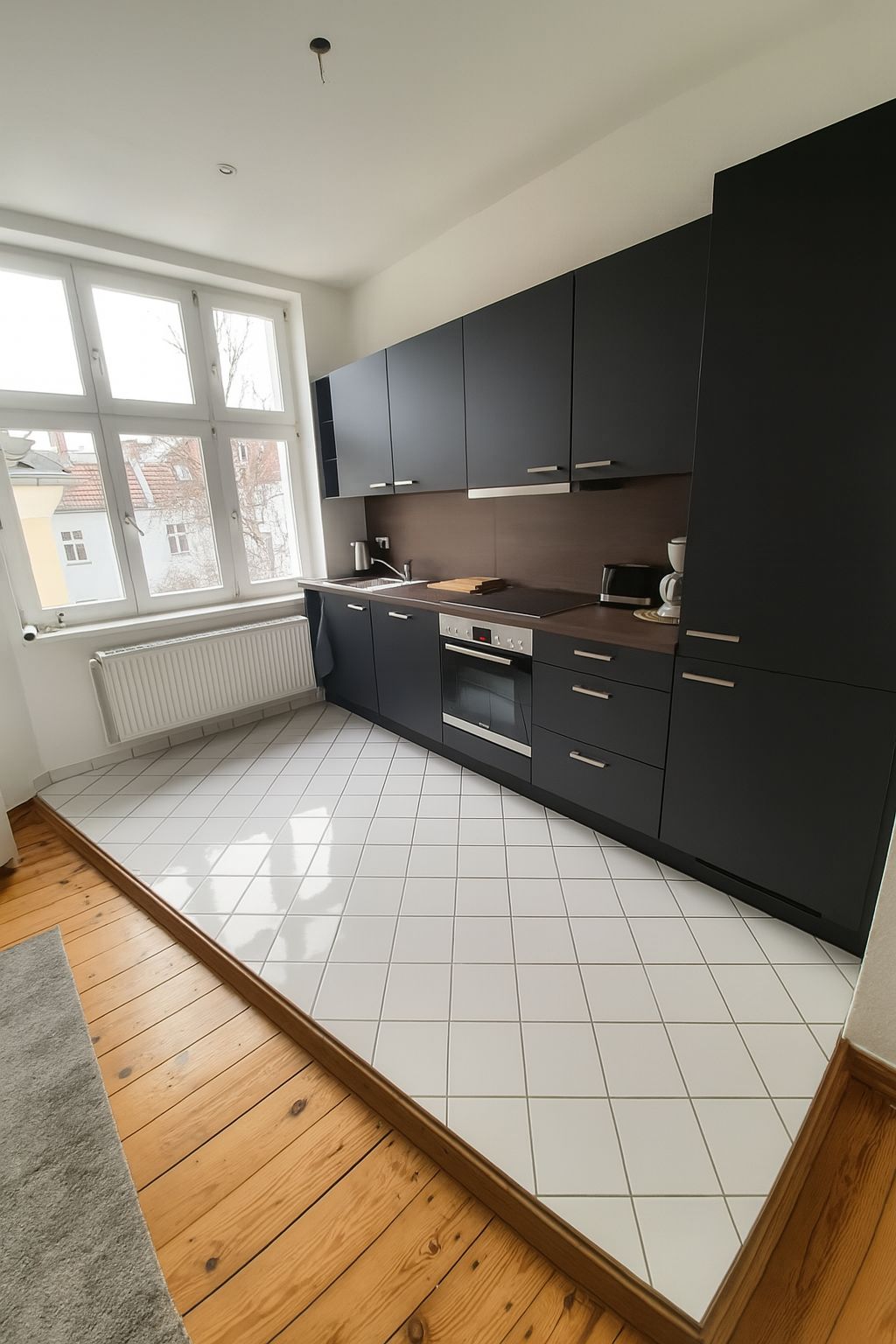 Charming 2-Room Berlin Altbau Apartment in Quiet Side Wing in One of Berlin's Best Area
