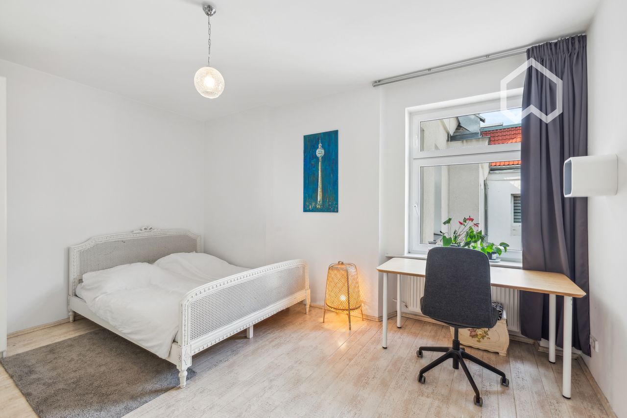 Bright room in shared space
