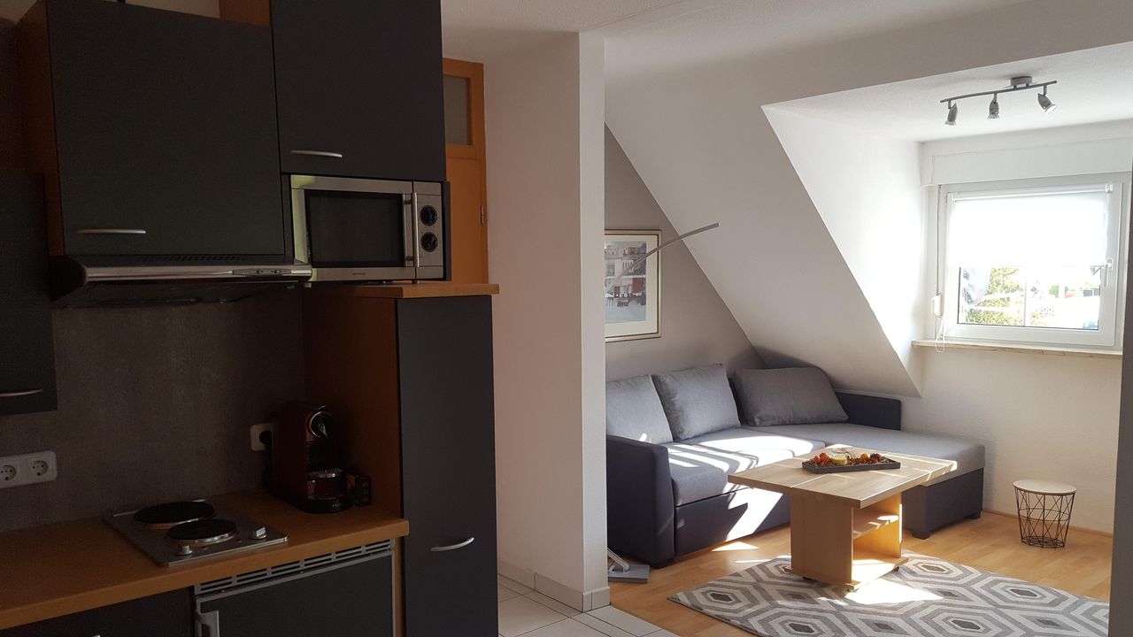 Friendly, bright, furnished and fully equipped 2.5 room apartment (Nbg. Süd-West-Park) Fashionable home in Nuremberg
