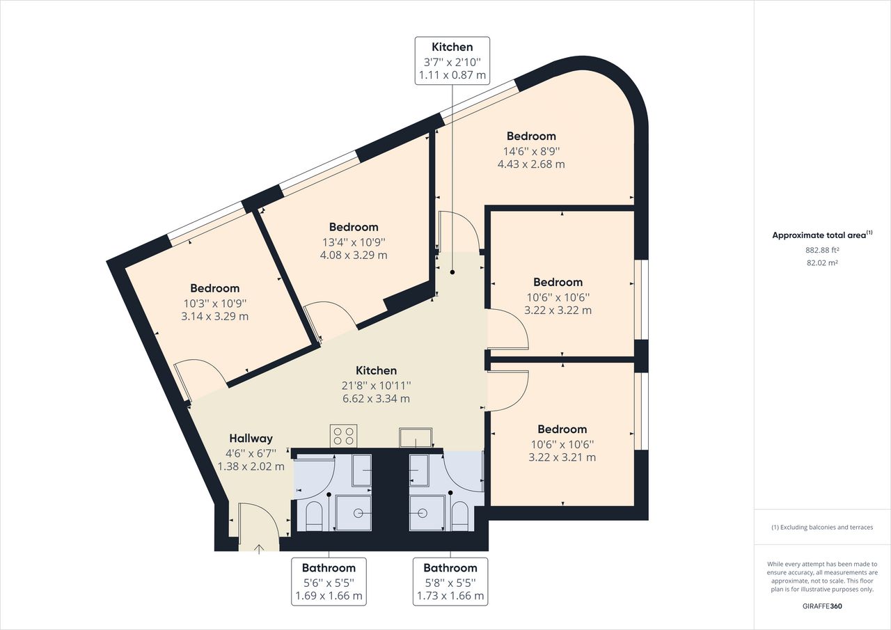 WE 0.6.1 Fully furnished private room in a 3 people shared apartment Nearby HTW University