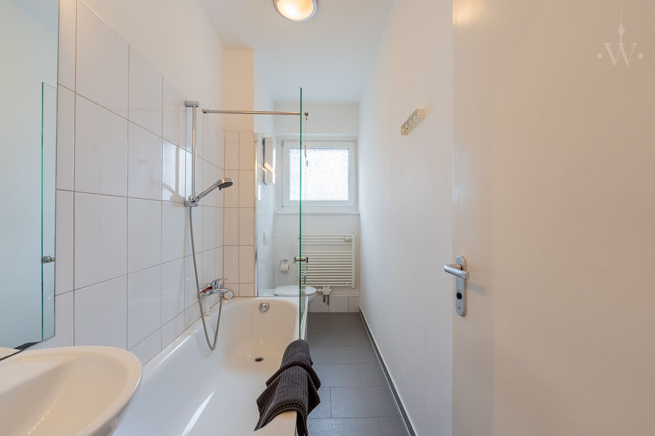 Cozy 3-room apartment with balcony - fully furnished in Scandinavian style