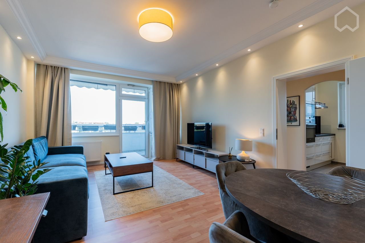 Exclusive penthouse apartment with terrace, Smart TV and Highspeed-Wifi: Your luxurious temporary home!