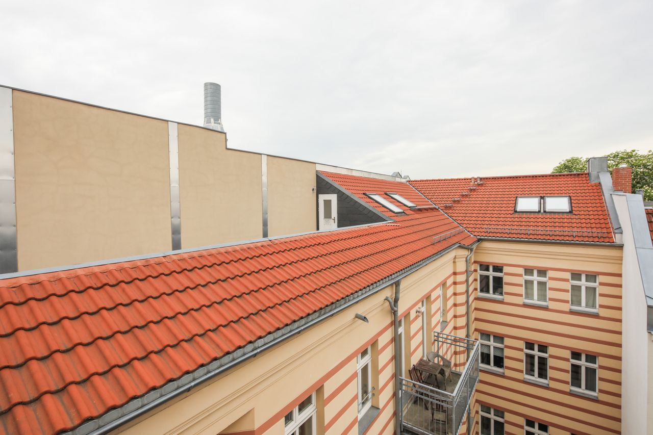 Wonderful 2 room Attic apartment with 2 terraces and elevator  in Berlin Mitte