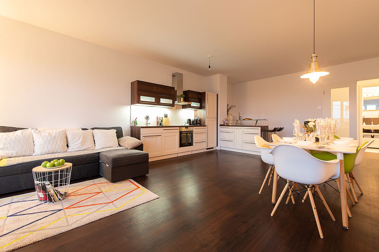 New building: 3-room luxury flat in stylish design Volkspark Friedrichshain underfloor heating / lift / terrace/balcony