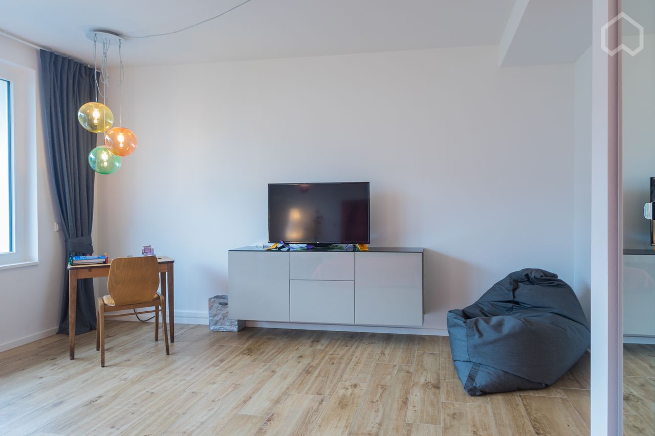 Loft feeling: spacious sunny studio-apartment