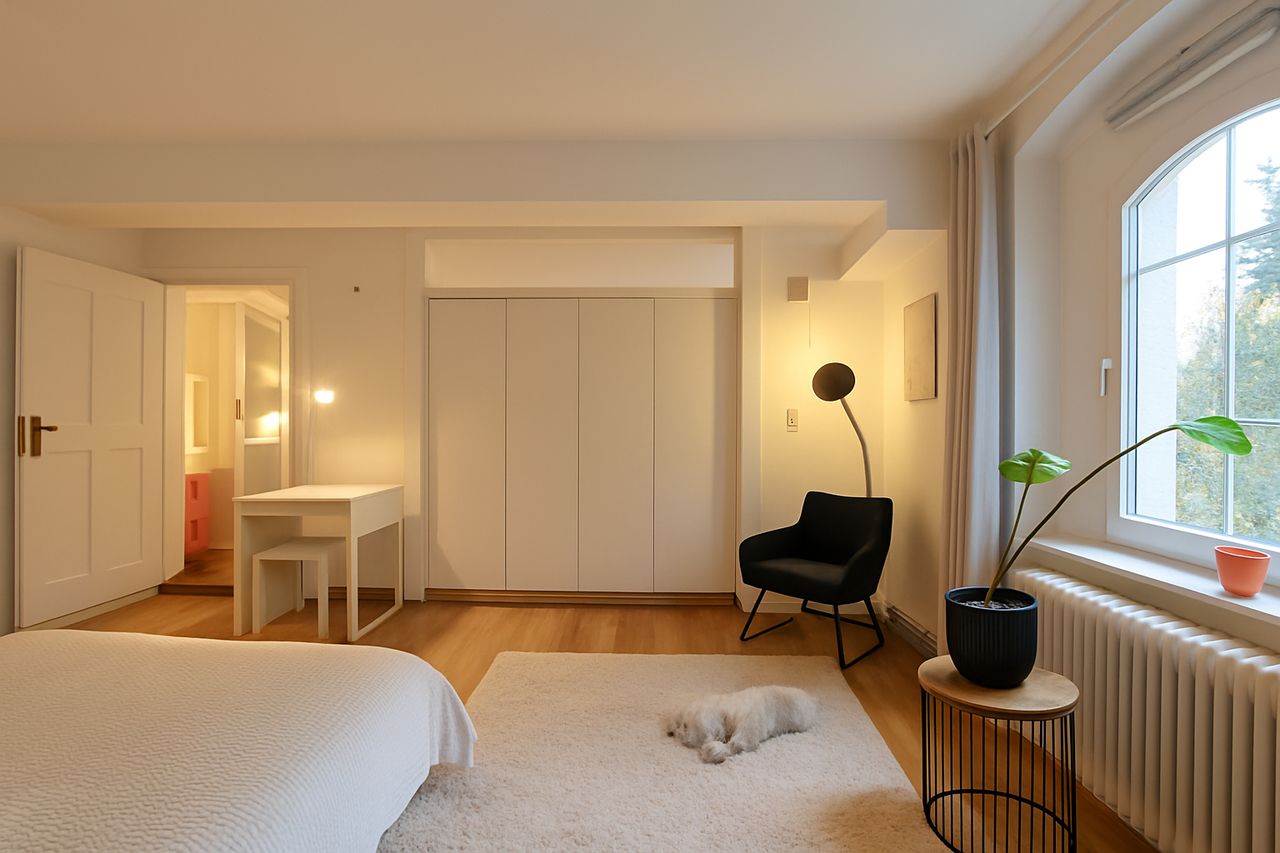 Stylish Furnished Apartment in Architect's Home in quaint New Westend (min. 1 month)-lovely suite in excellent location