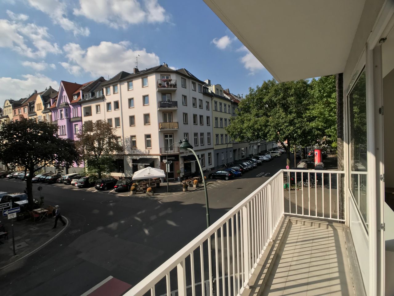 Redeveloped suite & balcony in Düsseldorf-Pempelfort