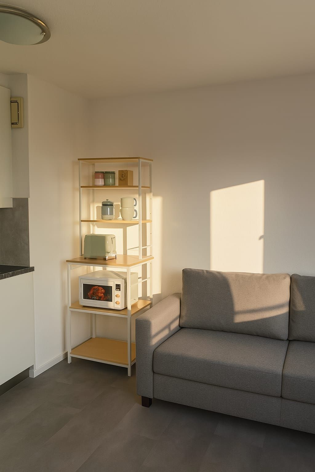 Fully furnished: Completely renovated, exclusive 1-room apartment with high-quality, new furnishings near the university
