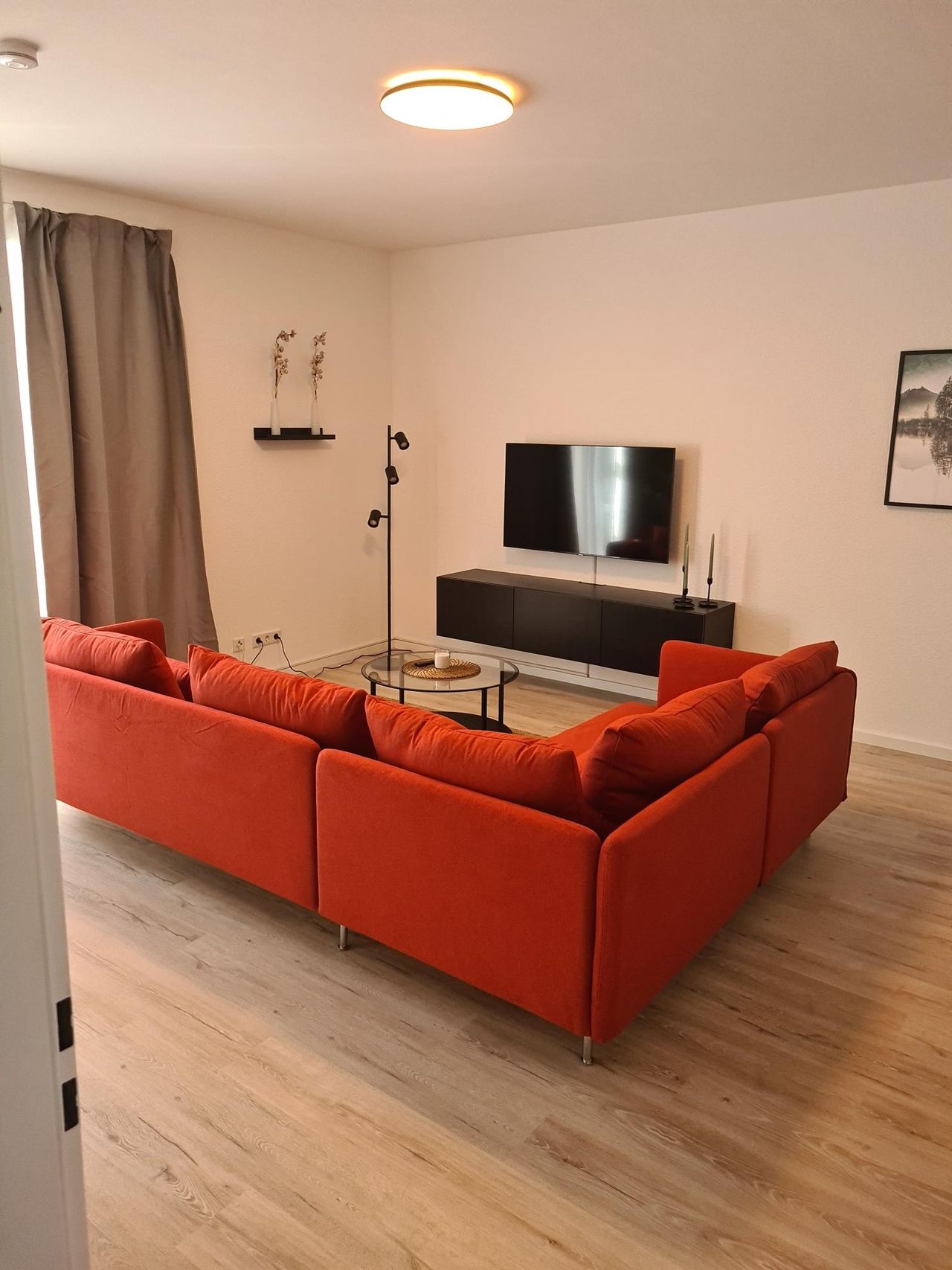 Spacious 4-room apartment with modern interior design