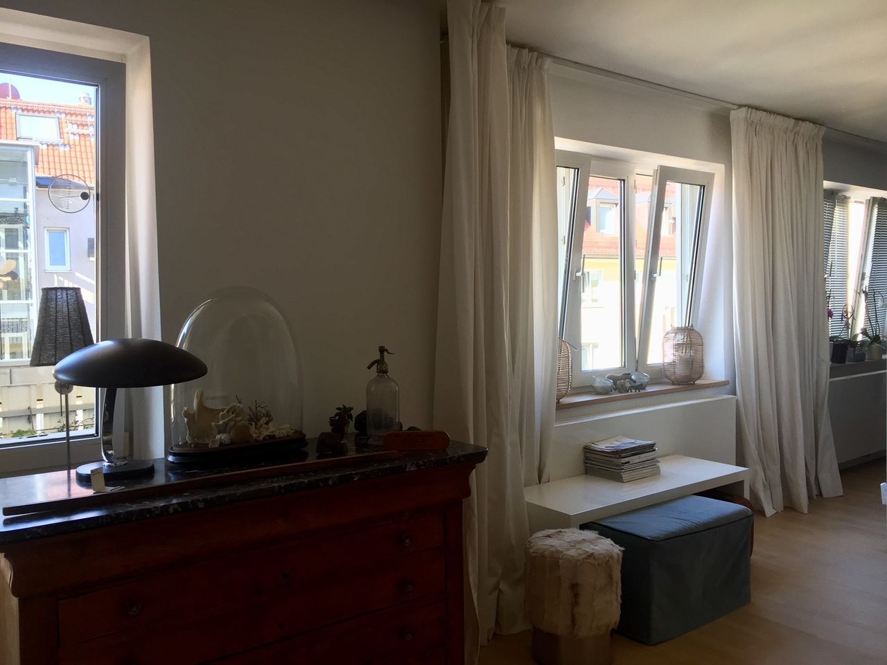 Spacious, modern, very quiet and very bright apartment loft in Schwabing opposite Nordbad Swimmingpool