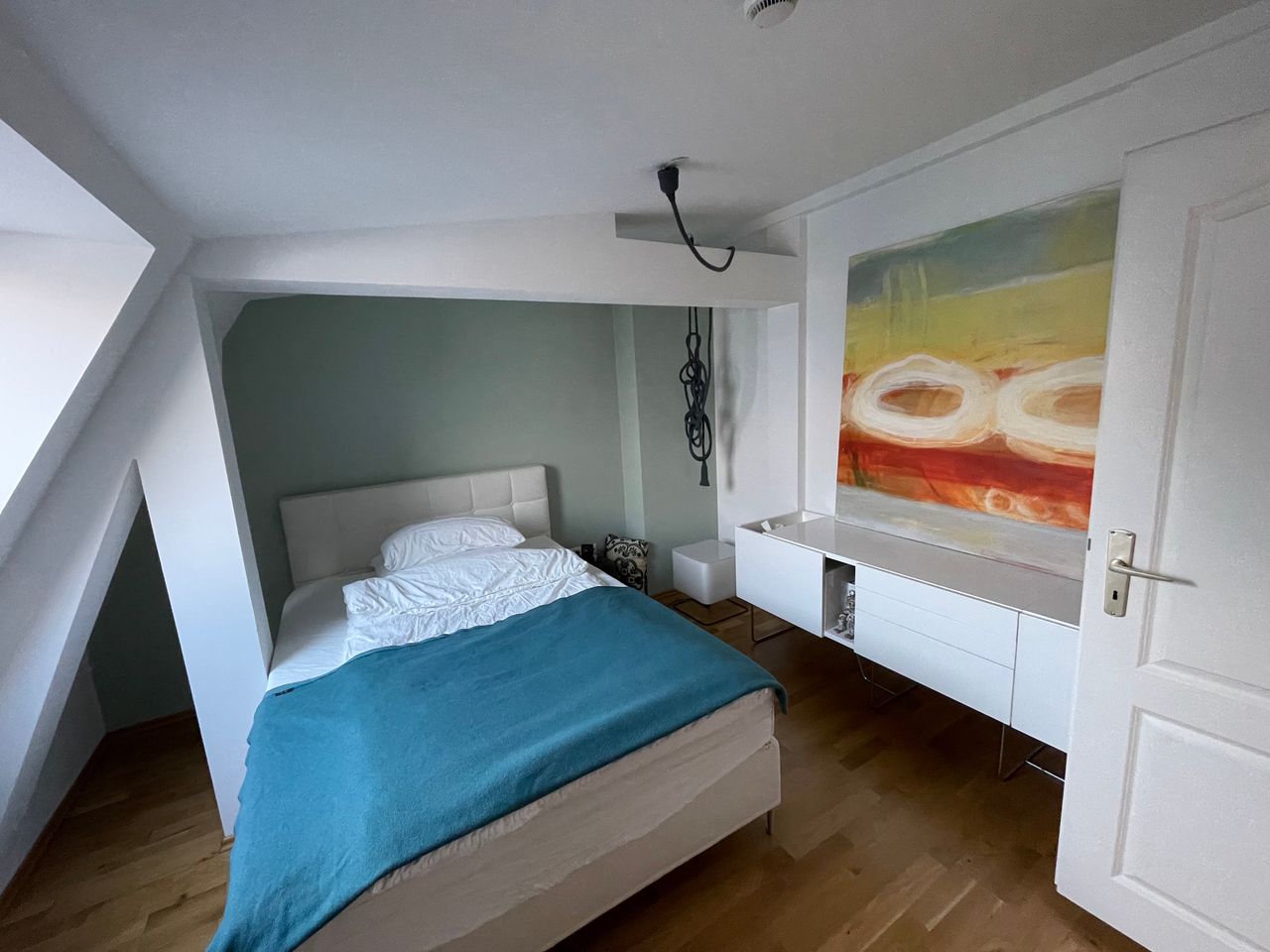 Top floor apartment in munich with roof terrace, Top location at the Isar/ central location