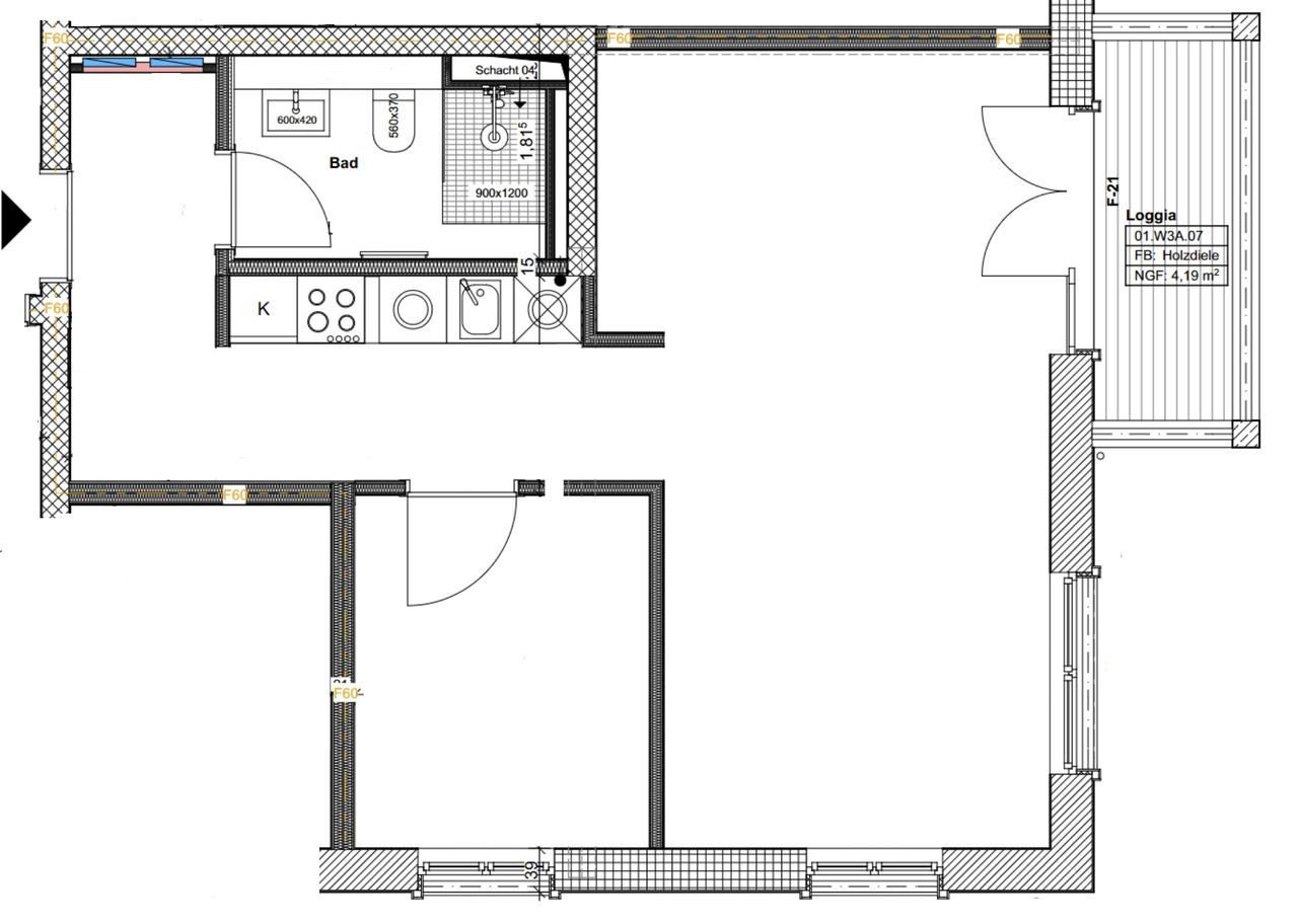 Stylish, Sunlit Apartment with Open and Spacious Layout